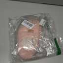 VIFUUR House Slippers for Women Men Slip on Indoor Barefoot Slipper Socks Fuzzy Cozy Sock Shoes for Home Bedroom Travel (Pink),  Size: 42/43