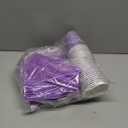 182PCS Purple and Silver Birthday Party Decorations,Purple Theme Party Plates and Napkins Disposable Tableware Set for Girls Ladies Women Wedding Favors,Serves 30 Guests