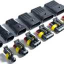 Car Terminals Plug Male Female 16-20AWG Waterproof Automotive Connectors Disconnect Wiring 1/2/3/4/5/6Pin Electrical Wirem Kit Water Proof Series Way Marine Truck Boat Motorcycle