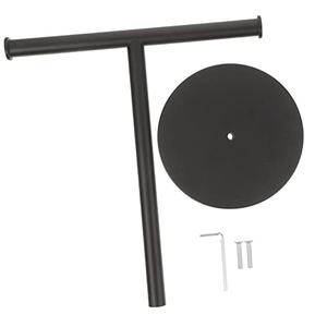 Happyyami Stainless Towel Stand Weighted Base Countertop Towel Hanger for Bathroom and Compact Design for Easy Organization and