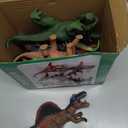 NIPLOOOW Big Dinosaur Toys for Kids 35, 7 Piece Realistic Soft Dinosaur Figures, Jumbo Dinosaur Toys for Kids 57, Dinosaur Party Favors, Birthday Gifts for Boys & Girls