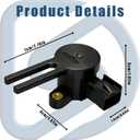 Brake Pedal Position Sensor - Compatible with Buick, Chevrolet, GMC, Hummer, Pontiac, Saturn - Replaces 25912943, 25913321, 89060201, SLS391, SLS475, SU8253, 1802-555991