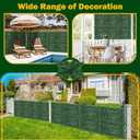 Artificial Ivy Privacy Fence Screen, 120x40 inch Dense Leaf Green Ivy Wall Panel, Super Privacy Greenery Backdrop Faux Ivy Greenery for Patio, Balcony, Garden, Backyard Indoor Outdoor Decor