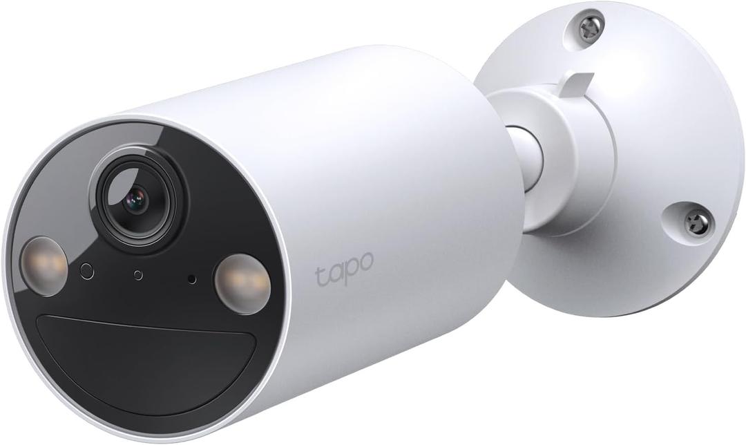 TP-Link  Wireless Outdoor Security Camera, 1080P, Up to 180 Days of Battery Life, Free Person Detection, SD/Cloud Storage, Spotlight Color Night Vision, No Hub Needed, Works w/Alexa, Tapo C402