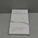 deweisn Floor Mount Tri-Fold Lighted Vanity Mirror with 21 LED Lights, Touch Screen and 3X/2X/1X Magnification, Two Power Supply Modes Make Up Mirror,Travel Mirror (White)