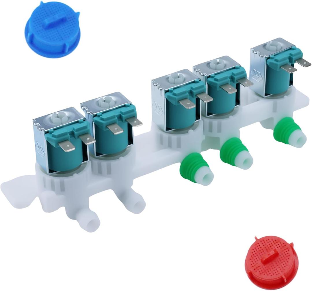 Washer Water Inlet Valve for Samsung WA50M7450AW/A4 WA48H7400AW/A2 WA456DRHDSU/AA WA52M7750AV/A4 WA52M8650AV/A4 WA50K8600AV/A2 WA52M8650AW/A4 WA50K8600AW/A2 WA54M8750AV/A4