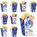 24Pcs 4th of July Party Popcorn Boxes Patriotic Party Candy Cookie Popcorn Container for Independence Day Theme Party Decorations