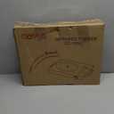 OCTAVO 1800 Watt Portable Infrared Burner, electric burner with 4 Hours Timer, Electric Hot Plate Touch Control Panel, Adjustable Heating Power, Glass Cooktop for Cooking (Black+Silver)