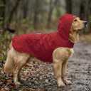 Dog Raincoat Reflective Adjustable Hooded Pet Rain Jacket Poncho with Leash Hole for Dogs S-5XL