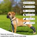 Dog Leg Braces for Rear Leg, Adjustable Dog Leg Sleeve Added Mobility Safety for Active Aging Dogs, Knee Support Straps for Outdoor Adventures Daliy Use Enhanced Stability (S)
