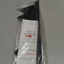 Stainless Steel Stove Gap Covers,Stove Gap Filler, Range Trim Kit, Stove Gap Guards, Heat Resistant and Easy to Clean, Easy retractable Length 13.8" to 27.5", Width 0.79",Black(2PCS)