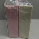 SUNEE 3 Ring Binder 3 Inch 4 Pack, 3" Large Clear View Binders Three Ring PVC-Free (Fit 8.5x11 Inches) for School or Office Supplies, Assorted Pastel