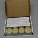 Homemory 12-Pack Flameless LED Tea Lights Candles Battery Operated, 200+Hour Fake Electric Candles TeaLights for Votive, Aniversary, Wedding Centerpiece Table Decor, Funeral, Halloween, Christmas (Warm White Glow  Ivory Body)