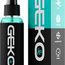 Geko 2 in 1 Grip Restore and Cleaner - #1 Sport Cleaner Formulated for Grip - Grip Spray for Golf, Football, Baseball, Basketball, Soccer, Tennis, Pickleball, Volleyball - Removes Dirt And Oil (4 Fl Oz (Pack of 1))