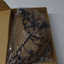 Halloween Wreaths for Front Door, 15 Inch Halloween Lighted Wreath with Bat and Cat Decor, 45 LED Purple Lights Battery Operated, Front Door Porch Wreath Decorations for Holiday Party (Purple)