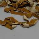 2 Pcs Christmas Cow Bells with 8 Pcs Khaki Velvet Christmas Bows Vintage Gold Bell Decorations with Velvet Ribbon Bows for Xmas Tree Wall Home Wedding Wreath Garland Staircase Indoor Outdoor