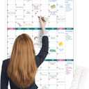 Large Dry Erase Calendar for Wall - Undated 3 Month Wall Calendar, 28" x 40"(Vertical), Wall Calendar Dry Erase for Home, Office, Classroom