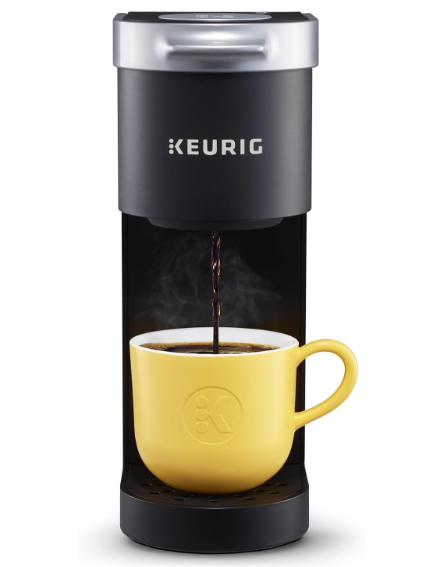 Keurig KMini Single Serve KCup Pod Coffee Maker, 6 to 12oz Brew size, with Cord Storage, Perfect for Small Spaces, Black