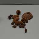 DomeStar 38PCS Pine Cone Set for Bowl Centerpiece - Natural Decor Bowl Fillers with Acorns, Berries and Pinecones Ornament for Home or Festive Display (Style-2)