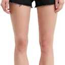 Levi's Women's 501 Original Shorts (27, Lunar Black - Black)