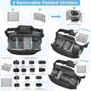 TAAOKA Camera Sling Bag,Waterproof Camera Case with Tripod Holder,Lightweight DSLR/SLR/Mirrorless Camera Bags Crossbody for photographers-Black