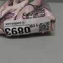 FRAMICS Floral Blackout Kitchen Curtains 36 Inch Length Birds Pink Bathroom Curtains Rod Pocket Lemon Short Curtain for Windows Cafe Basement Living Room Cabinet, 2 Panels