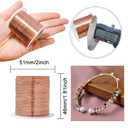 328 Feet Tarnish Resistant Copper Wires 28 Gauge Jewelry Craft Wires Beading Wire for Jewelry Making, Wire Wrapping and Crafting(Copper)