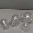 12 Pack Clear Plastic Fillable Ornament Ball for Christmas, Holiday, Wedding, Party, Home Decor Filling Transparent Plastic Decorative Call DIY Craft Ball