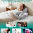 Bed Wedge Pillow for Headboard, 2026 Upgraded 2nd-Gen 10 Inch Memory Foam Wedges for Sleeping Apnea, Acid Reflux, Snoring & Back Pain Relief, Cervical Neck Pillows, Ergonomic Pillow for Couch or Floor