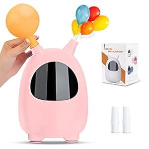 Balloon Pump Electric, SPLAKS Balloons Inflator Air Pump Portable Balloon Blower for Garland Arch, Party Decoration (Blue2)