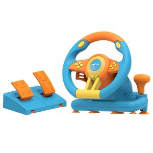 PXN V3 PRO Gaming Racing Wheel and Pedal, Paddles and Shifters, Vibration Feedback, 180-Degree Steering Wheel for Switch, PC, Xbox One, Xbox Series X/ S, PS3, PS4 (Blue)