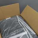 SORCEDAS Portable Wardrobe Closet Storage Organizer Metal Hanging Rack Non-Woven Fabric 34 Inch Grey