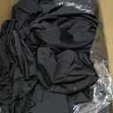 Fitted Tablecloth for 6 Foot Rectangle Tables-6 Pack Black Elastic Outdoor Picnic Table Cover-Spandex Stretch Folding Table Cloths 6 ft for Camping Dining Room Patio Kitchen Banquet Party