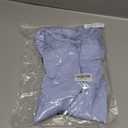 Little Bitty Girls Long Sleeve A-Line Tulle Princess Dress, Midi Length Casual Party Ribbed Knit Top Tulle Skirt (Light Blue, 7T)