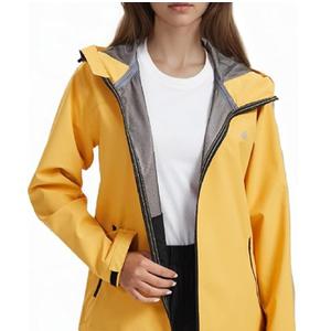 LAZAWG Rain Jacket Women Rain Coat with Hood Lightweight Breathable Waterproof Raincoat for Hiking Outdoor Travel M