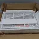 BOLUO Closet Drawers White 3 Drawer Dresser for Closet Organizers and Storage Bedroom Dorm Modern (L (15.7"D x 21.1"W x 23.4"H))