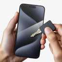 ZAGG Glass Elite iPhone 15 Pro Max Screen Protector - 5X Stronger with Reinforced Edges, Scratch & Smudge-Resistant Surface, InvisibleShield, Easy to Install