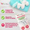 2 x Breastfeeding Nipple Shields for Nursing Newborn Baby, 2 Count 24mm | Soft Silicone | BPA BPS Free with Sterilizer Case