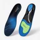 High Arch Support Insoles, 220lbs+ Heavy Duty Orthotic Inserts for Plantar Fasciitis Relief, Rigid Shoe Inserts for Flat Feet, Overpronation, Shock Absorbing Work Boot Insoles, Men&Women (S)