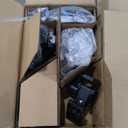 Rough Country Power Running Boards with LED Step Lights for Ram 2500/3500 Quad Cab (2010-2025) - Retractable Electric Side Steps, Non-Slip Aluminum Design