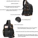 NICGID Sling Bags Chest Shoulder Backpacks, Laptop Backpack Crossbody Messenger Bag Travel Outdoor Men Women