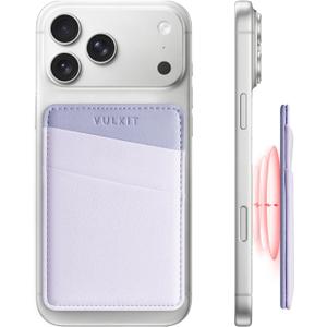 VULKIT Magnetic Phone Wallet for MagSafe- RFID Blocking - Card Holder Wallet for iPhone 16/15/14/13/12 Series & Phone Case with MagSafe
