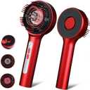 Trvtve 3-in-1 Electric Scalp Massage Comb, Hair Oil Applicator, Five-Level Head Scratching, Soothing and Relaxing to Prevent Hair Loss, Portable Home Massage Comb for Men and Women, Ipx7 Waterproof
