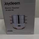 Joydeem Electric Food Steamer for Cooking, 2-Tier Stainless Steel Vegetable & Food Steamers, 15L/15.9 qt Large Capacity, JD-DZG15B
