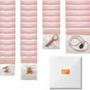 30 PCS Anti Tarnish Jewelry Bags for Travel and Storage, Small Clear EVA Pouches Organizer for Gold Silver Ring Earing Chain Bracelet, Jelly-Like Softness, No Yellowing, No Odors(Assorted Sizes)