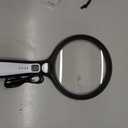 Large Magnifying Glass with Light: 10X 30X 5IN Lighted Handheld Magnifier with 13 LED Lights 3 Modes, 1150mAh Rechargeable Magnifying Lens Gift for Seniors Reading Coins Close Work-Black+White