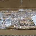 11x11in Wicker Storage Baskets Set of 5 Collapsible Water Hyacinth Basket
