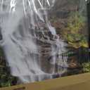 Nature Waterfall Wall Art Glacier National Park Forest Wall Decor Nature Reynolds Creek Falls Landscape Paintings Canvas Prints USA Montana Mountain Poster Artwork Living Room Home Decoration 12"L x 16"W, Nature17