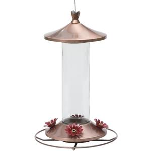 Perky-Pet 710B Elegant Glass Hummingbird Feeder, Copper