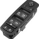 X AUTOHAUX 04602533AF Front Left Driver Side Car Power Window Switch for Dodge Journey R/T, SE, SXT 2009-2010 for Dodge Grand Caravan C/V, SE, SXT 2008 2010